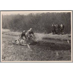 Motorcykel -  Foto 18 x12 cm.