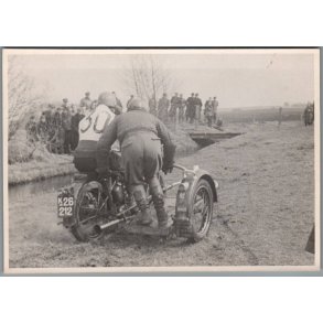 Motorcykel -  Foto 18 x12 cm.