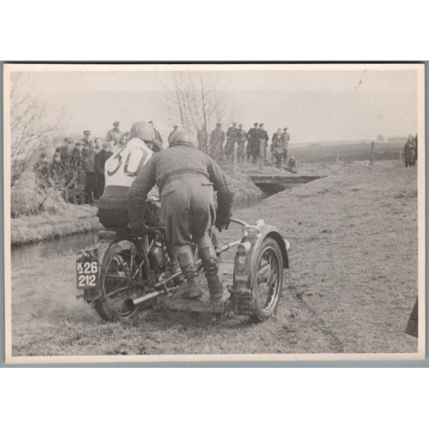 Motorcykel -  Foto 18 x12 cm.