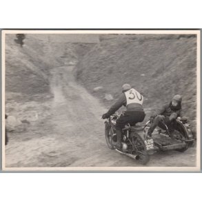 Motorcykel -  Foto 18 x12 cm.