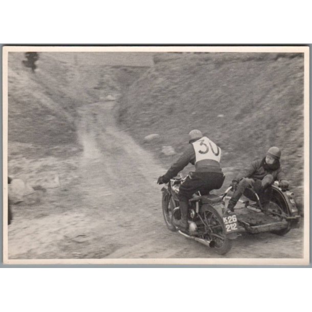 Motorcykel -  Foto 18 x12 cm.