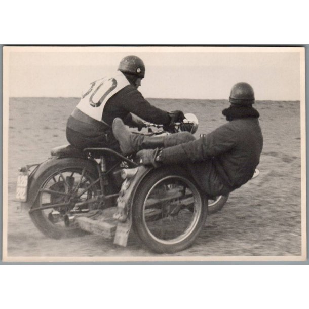 Motorcykel -  Foto 18 x12 cm.