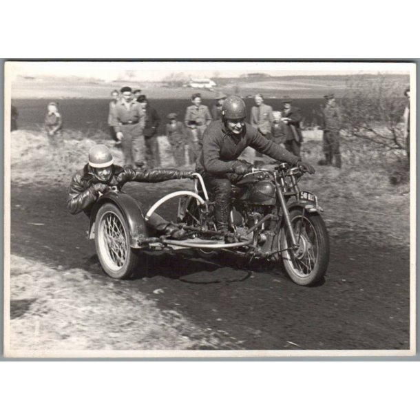 Motorcykel -  Foto 18 x12 cm.