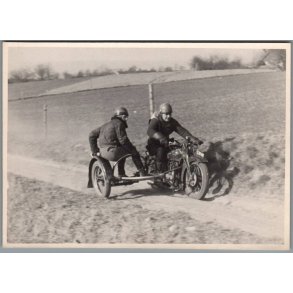 Motorcykel -  Foto 18 x12 cm.