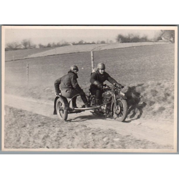 Motorcykel -  Foto 18 x12 cm.