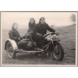 Frederiksberg Motor Klub - 1947 - Ved Karlebo -  Foto 18 x12 cm.