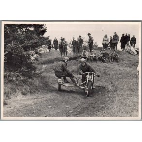 BSA Klubben - 1947 - Ved Stenlse -  Foto 18x12 cm.