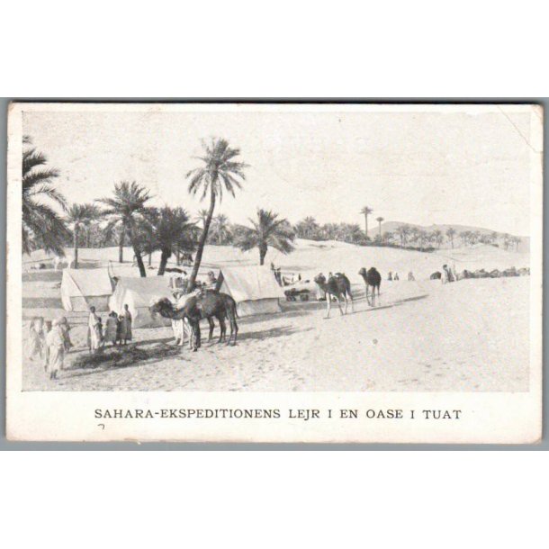 Sahara Ekspeditionens Lejr i en Oase i Tuat - Missioner  - Brugt