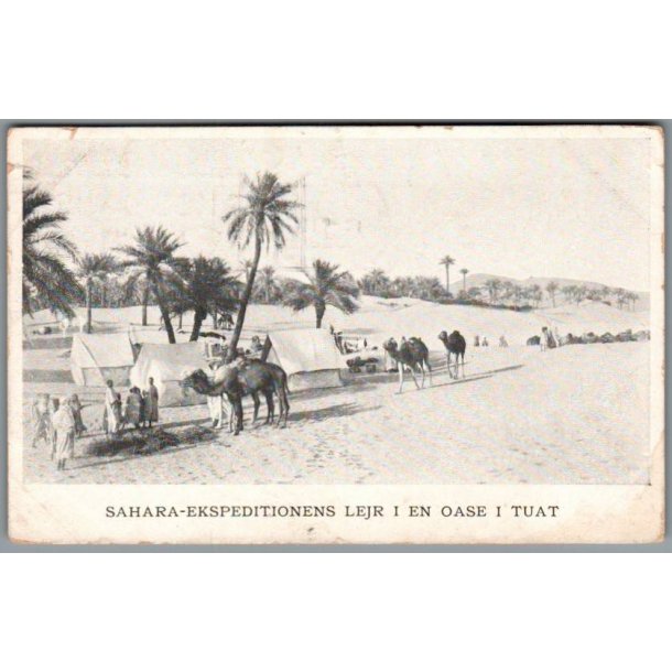 Sahara Ekspeditionens Lejr i en Oase i Tuat - Missioner  - Brugt