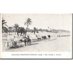 Sahara Ekspeditionens Lejr i en Oase i Tuat - Missioner  - Ubrugt