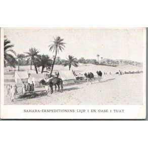 Sahara Ekspeditionens Lejr i en Oase i Tuat - Missioner  - Ubrugt