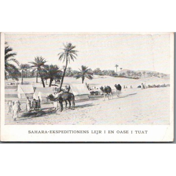 Sahara Ekspeditionens Lejr i en Oase i Tuat - Missioner  - Ubrugt