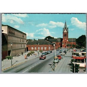 Herning - Raadhus og Kirke  - Brugt