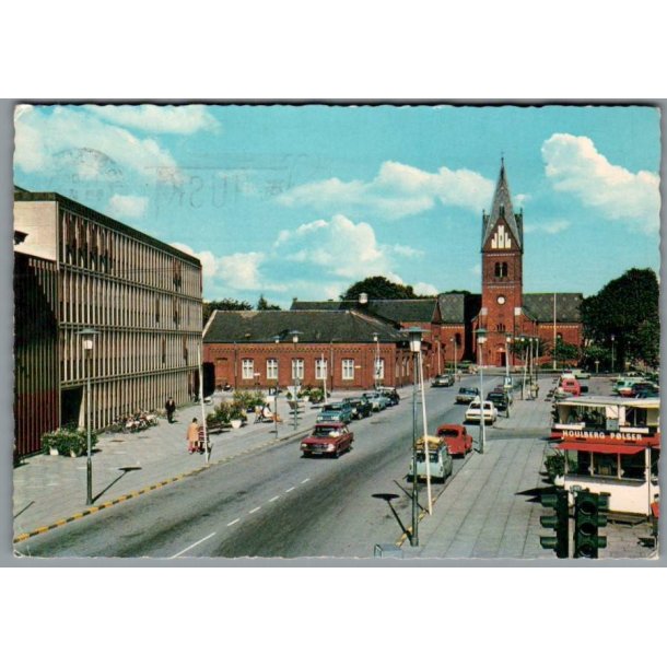 Herning - Raadhus og Kirke  - Brugt