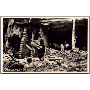 Luftangreb Hamburg  26 Juli 1942 - 2 Verdenskrig - Postkort - Ubrugt