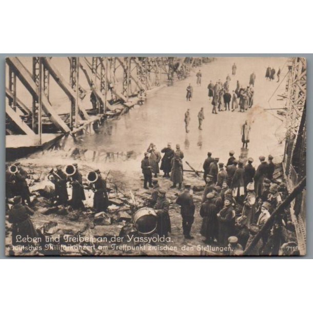 V�benhvile 1917 - Yassolf Floden - �stfronten - 1. Verdenskrig  - Postkort - Ubrugt