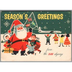 SAS - Seasons Greetings - Global Airline - Brugt
