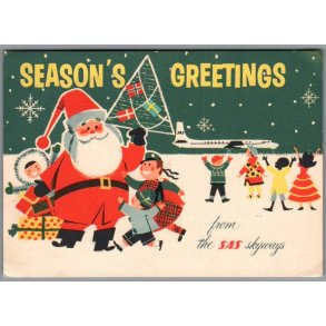 SAS - Seasons Greetings - Global Airline - Brugt