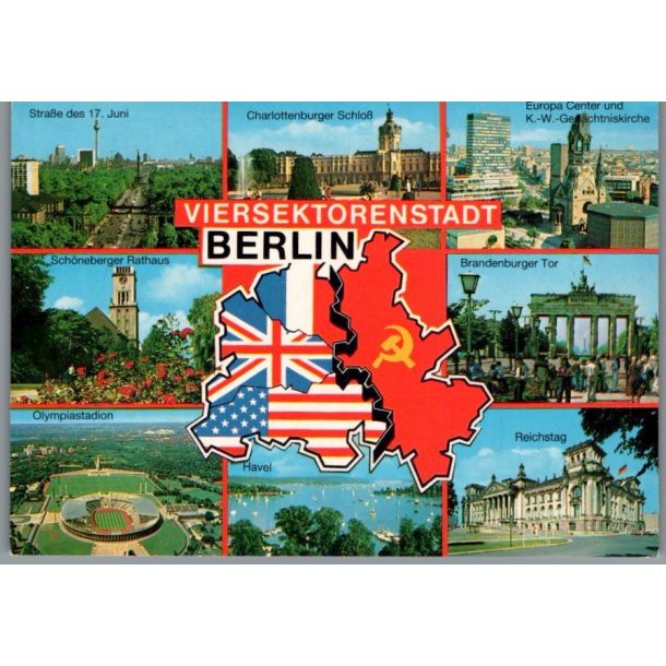 Berlin - Tyskland - Postkort - Ubrugt