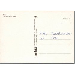 Airport Berlin - Tegel - Tyskland - Postkort - Ubrugt
