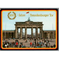 200 - Jahre Brandenburg Tor - Berlin - Tyskland - Postkort - Ubrugt