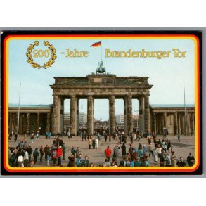 200 - Jahre Brandenburg Tor - Berlin - Tyskland - Postkort - Ubrugt