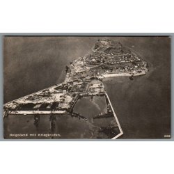 Helgoland mit Krigshafen - Deutschland - Ubrugt