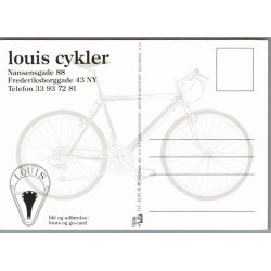 Louis Cykler - Nansensgade 88 - Kbh. - Ubrugt