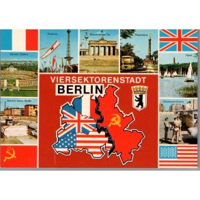 Berlin - Tyskland - Postkort - Ubrugt