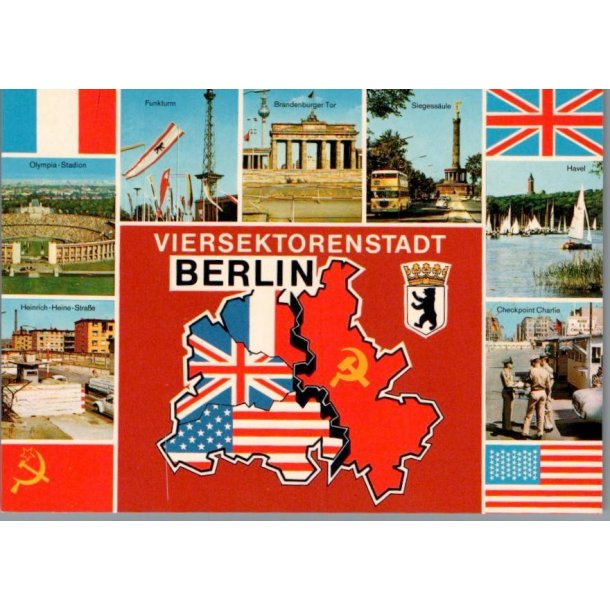 Berlin - Tyskland - Postkort - Ubrugt