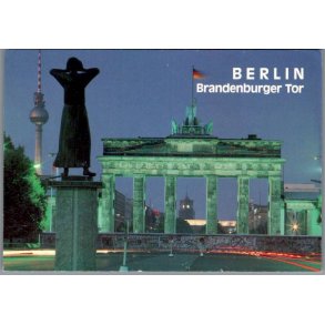 Berlin - Brandenburg Tor -- Tyskland - Postkort - Ubrugt