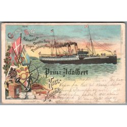 Prinz Adalbert - Kiel - Korsr - Frge - Brugt