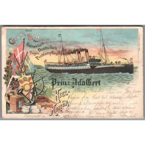Prinz Adalbert - Kiel - Korsr - Frge - Brugt