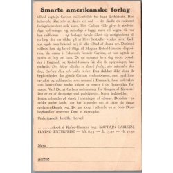 Kaptajn Carlsen - Flying Enterprise - Reklame for bog - Ubrugt