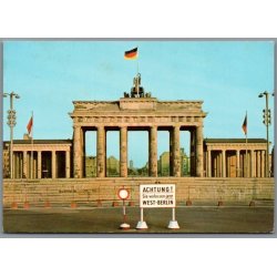 Berlin - Brandenburg Tor -- Tyskland - Postkort - Brugt