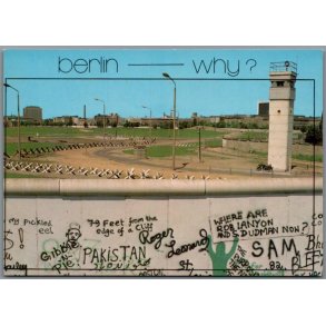 Berlin - why  - Med Murren - Tyskland - Postkort - Ubrugt