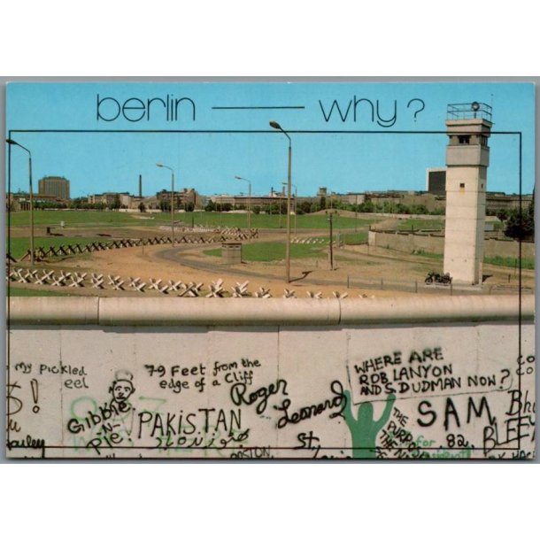 Berlin - why  - Med Murren - Tyskland - Postkort - Ubrugt