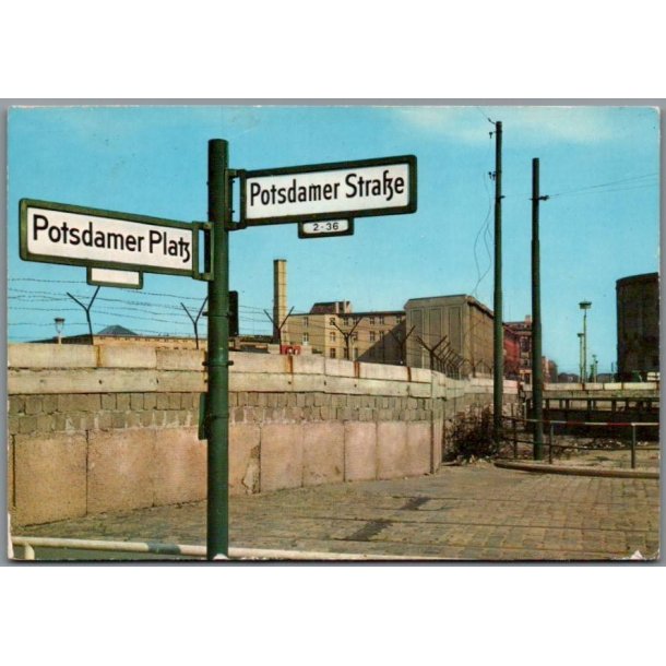 Berlin - Potzdamer Platz - Tyskland - Postkort - Brugt