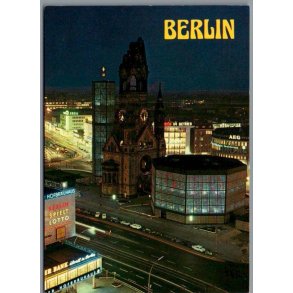 Berlin - Gedachtniskirche - Tyskland - Postkort - Ubrugt