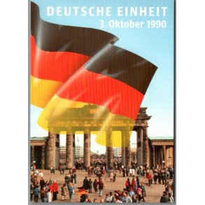 Deutsche Einheit 9. Okyober 1990 - Tyskland - Postkort - Ubrugt