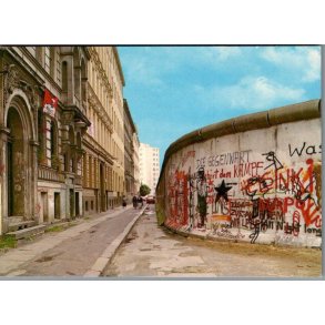 Berlin - Muren - Sebastianstrase - Tyskland - Postkort - Ubrugt