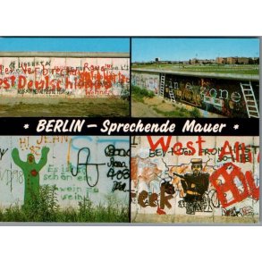 Berlin - Spreckende Mauer - Tyskland - Postkort - Ubrugt