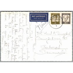Pr�sident Kennedy in Berlin - Tyskland - Postkort - Brugt