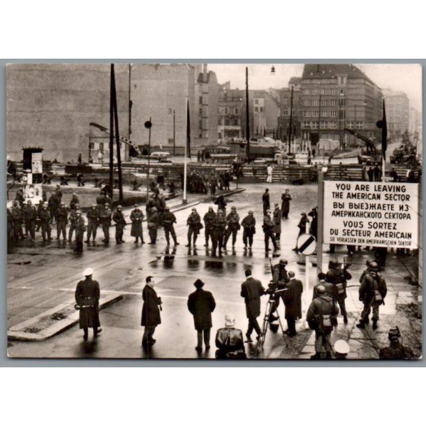 Berlin - Freidrichstrasse - Tyskland - Postkort - Brugt