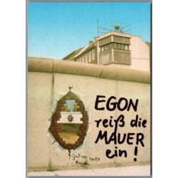 Berlin - Genforening - Muren - Postkort - Tyskland - Ubrugt