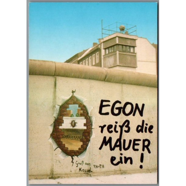 Berlin - Genforening - Muren - Postkort - Tyskland - Ubrugt