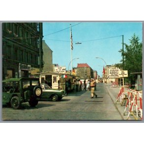 Berlin - Checkpoint Charlie - Postkort - Ubrugt