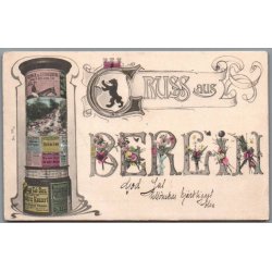Gruss aus Berlin - Postkort - Tyskland - Brugt