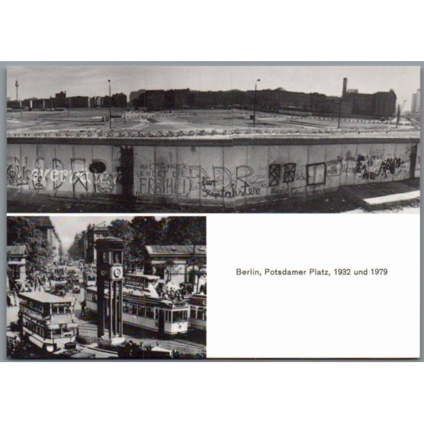 Berlin - Potzdamer Platz - Tyskland - Postkort - Ubrugt