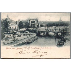 Gruss aus Berlin - Lehrter Bahnhof - Postkort - Tyskland - Brugt